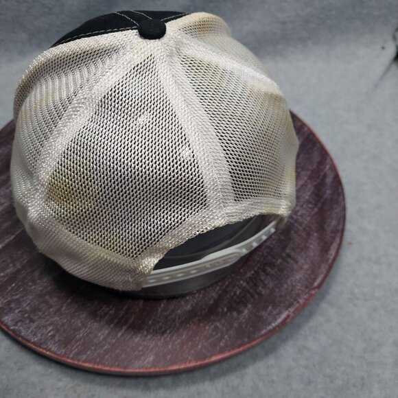 Sierra Nevada Optimum Trucker Hat Black & White Mesh Adjustable Back - Picture 5 of 11